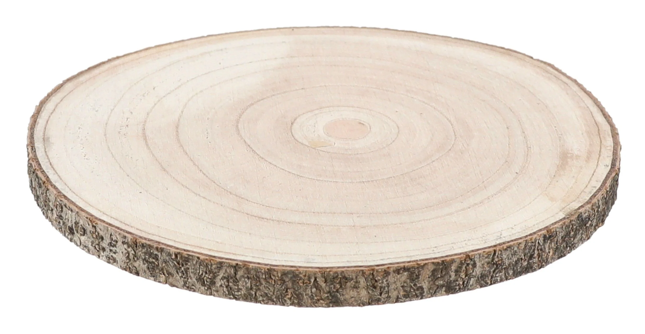 Dekoschale Baumscheibe aus Vollholz – Ø 23–26 cm